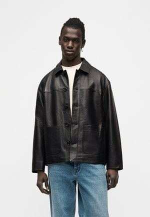 SLHCARL - Giacca di pelle - black