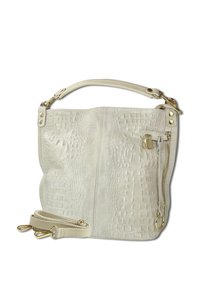 DrachenLeder KROKO-PRÄGUNG - Shopper - beige