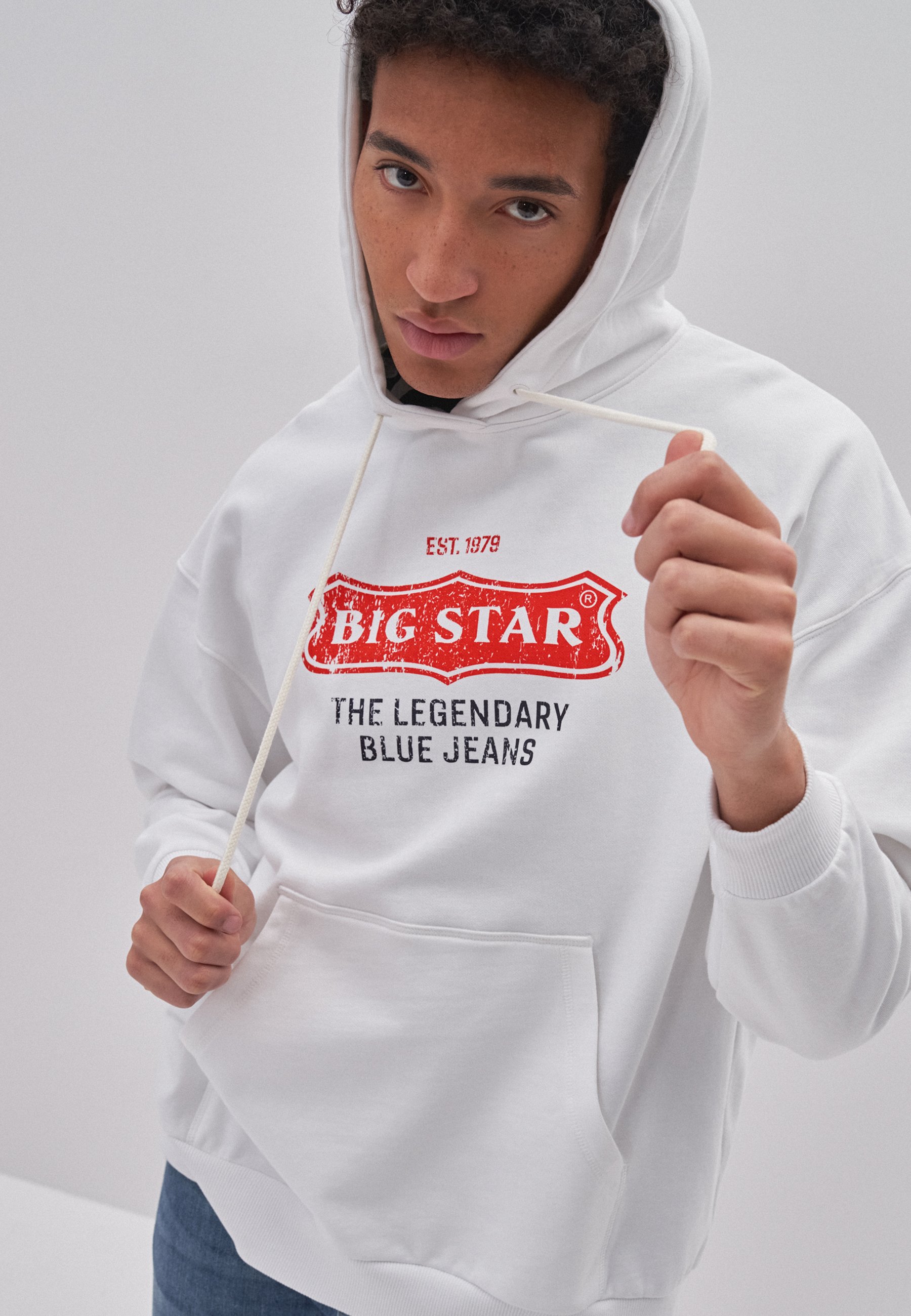 Big Star KAJETAN Hoodie Wei white Zalando ie Big Star KAJETAN Hoodie Wei white Zalando ie