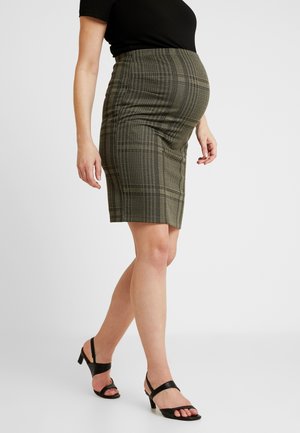 Gonna di jeans - olive