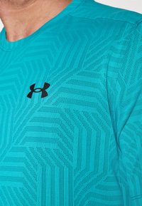 Under Armour TECH VENT GEOTESSA  - T-Shirt sport - hydro teal/black
