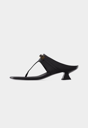 Sergio Rossi SABOT - T-pántos szandálok - black