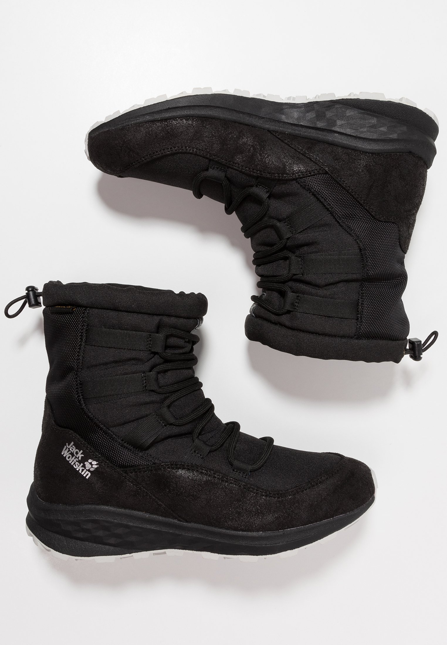 Jack Wolfskin NEVADA TEXAPORE MID Vinterstövlar black Salomon VAYA POWDER CSWP Vinterstövlar leadlunar rock