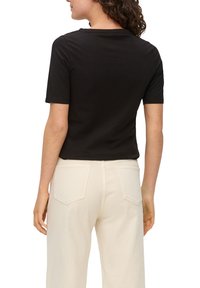 s.Oliver STRETCH - T-Shirt print - schwarz