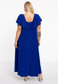 YOEK RUFFLE DETAIL - Maxi-jurk - indigo