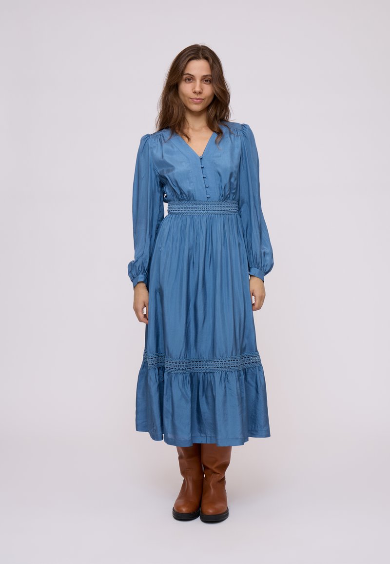 Noa Noa ZENIANN - Maxi dress - captain's blue/blue - Zalando.ie