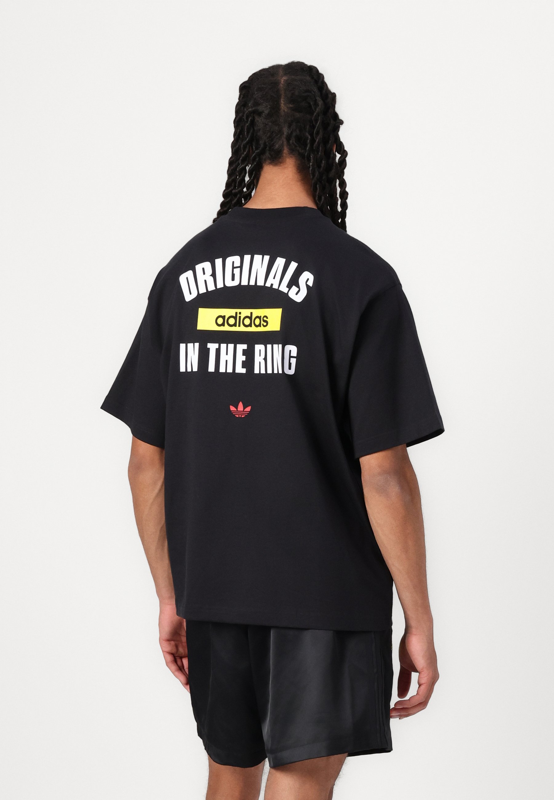 adidas Originals RING TEE - T-shirt imprimé - black/noir - ZALANDO.FR