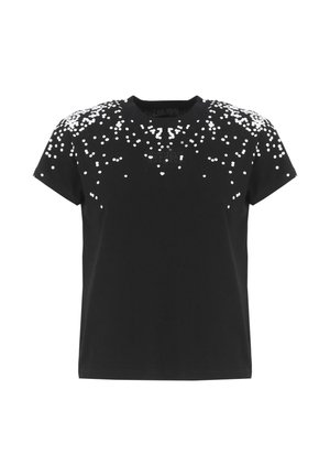 CON LOGO - T-shirt con stampa - nero