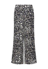 Bon'A Parte SYBEL - Stoffhose - blue grey leopard print