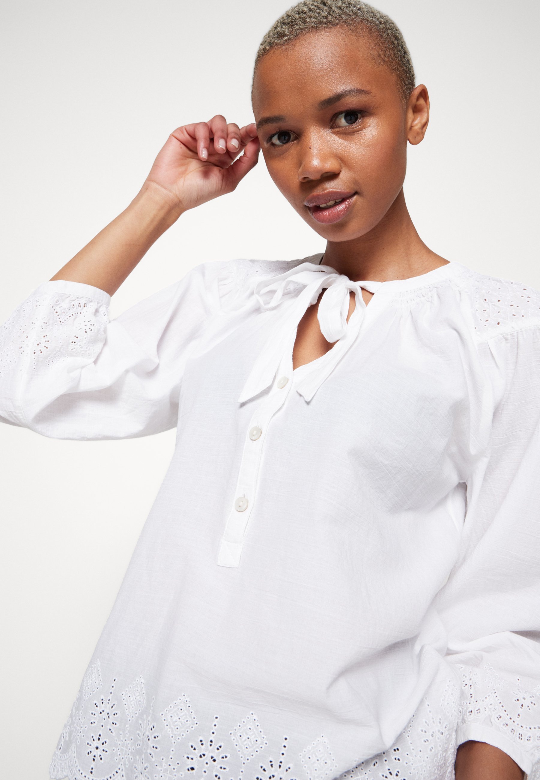 American Eagle CORE SMOCKED POPOVER 