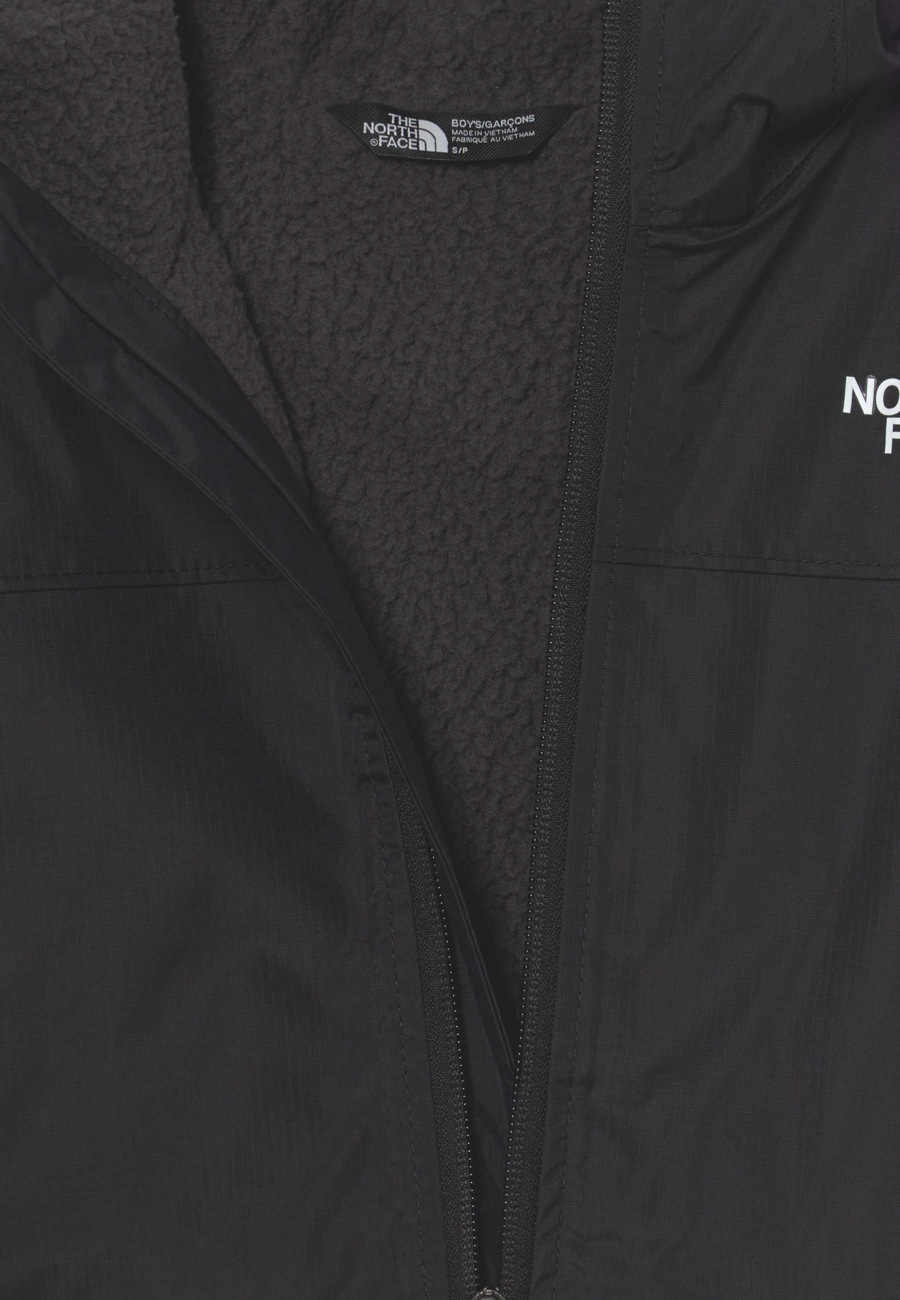 north face gray rain jacket
