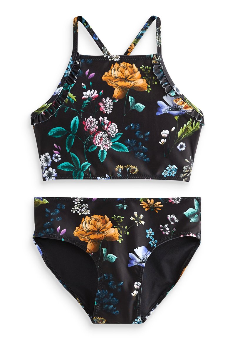 Next Bikini black floral/svart Zalando.se