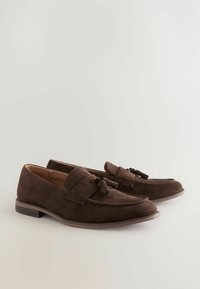 REGULAR FIT - TASSEL  - Čevlji brez vezalk - brown