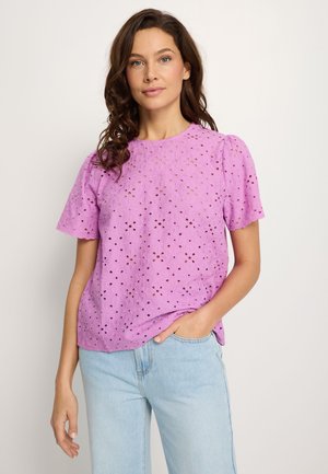 LASCANA, LASCANA KURZARMBLUSE - Blouse - violett
