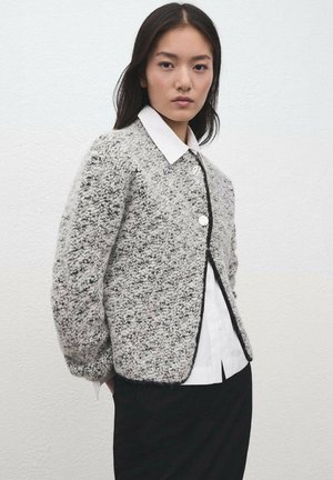 Chaqueta de punto - black white