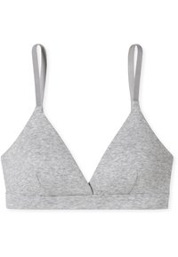 Schiesser MIT HERAUSNEHMBAREN PADS - PURE - Trojúhelníková podprsenka - grau-mel.