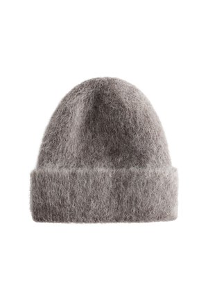 BRUSHED  - Beanie - dark greige melange
