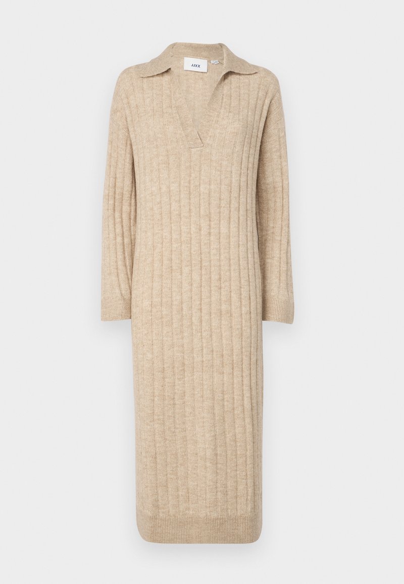 JJXX Gebreide jurk beige JJXX Gebreide jurk beige