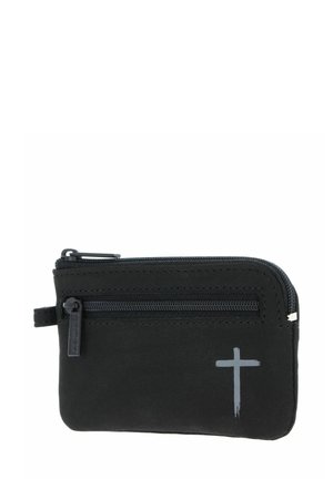 Portefeuille - freedom cross print grey/black