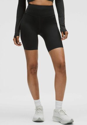 FAST AND FREE 5 POCKET HIGH-RISE 20CM - Leggings da corsa corti - black