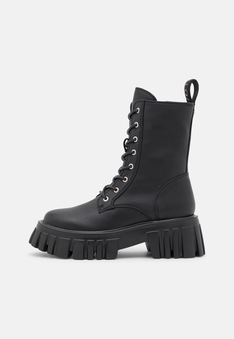 Damen Ankle Boots | Buffalo VEGAN SELEN Schnürstiefelette black/schwarz - DW63145 Damen Ankle Boots | Buffalo VEGAN SELEN Schnürstiefelette black/schwarz - DW63145