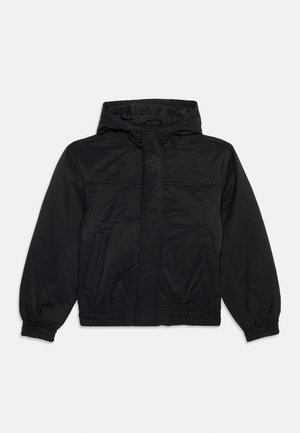 Calvin Klein Jeans, KIDS' HOODED HARRINGTON JACKET - Леко яке - black