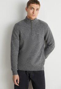 Barbour ESSENTIAL TISBURY HALF ZIP - Pulover - grey