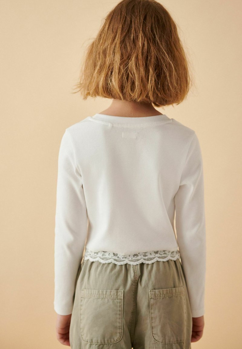 Next LONG SLEEVE REGULAR FIT - Pitkähihainen paita - white