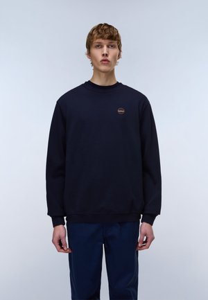 Napapijri BADGE - Bluză de molton - blu marine