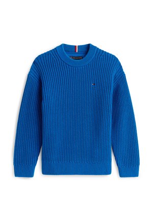 C NECK SWEATER - Pullover - vibrant indigo