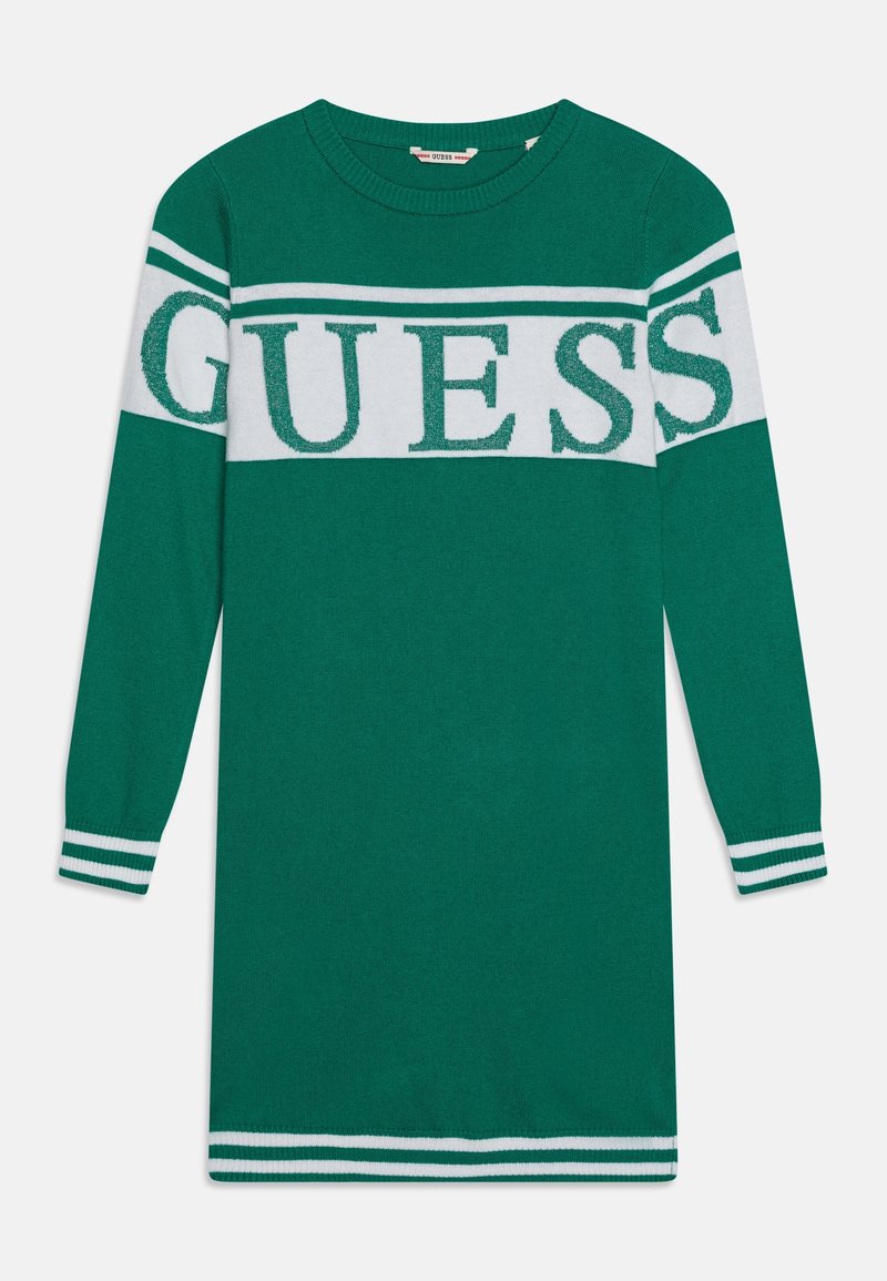 Guess JUNIOR SWATER DRESS - Robe pull - india green