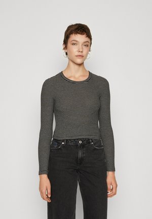 NMPOSY O NECK - Langarmshirt - black/sugar swizzle