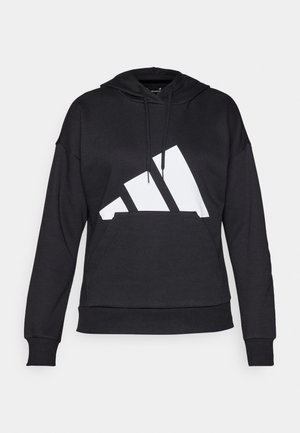 adidas Sportswear ESSENTIALS BIG LOGO - Hættetrøje - black/white