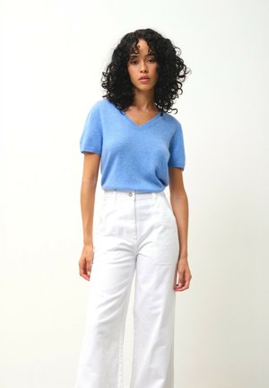 Authentic Cashmere COL V - T-shirt basic - sky