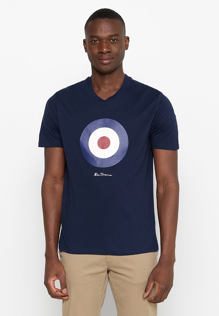Ben Sherman T-shirt print donkerblauw
