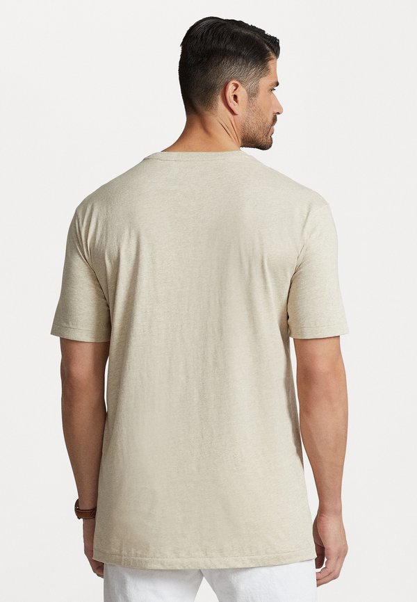 JERSEY V-NECK T-SHIRT - Basic T-shirt - expedition dune heather4