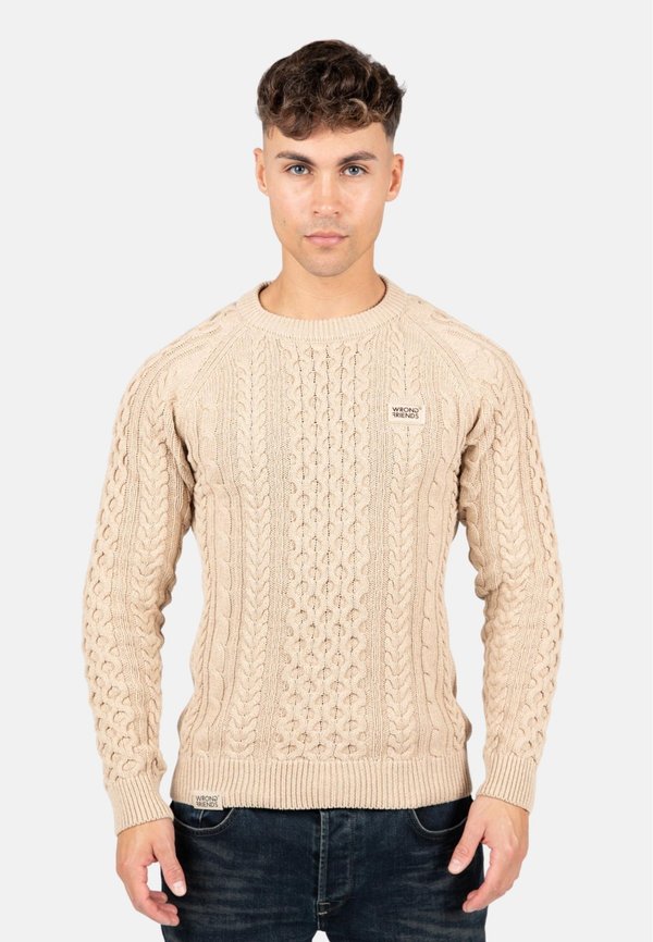 CORBY CABLE - Strickpullover - beige