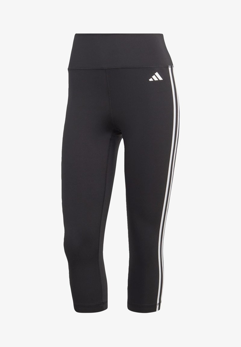 adidas Performance ESSENTIALS 3-STRIPES HIGH-WAISTED - 3/4 sportsbukser ...