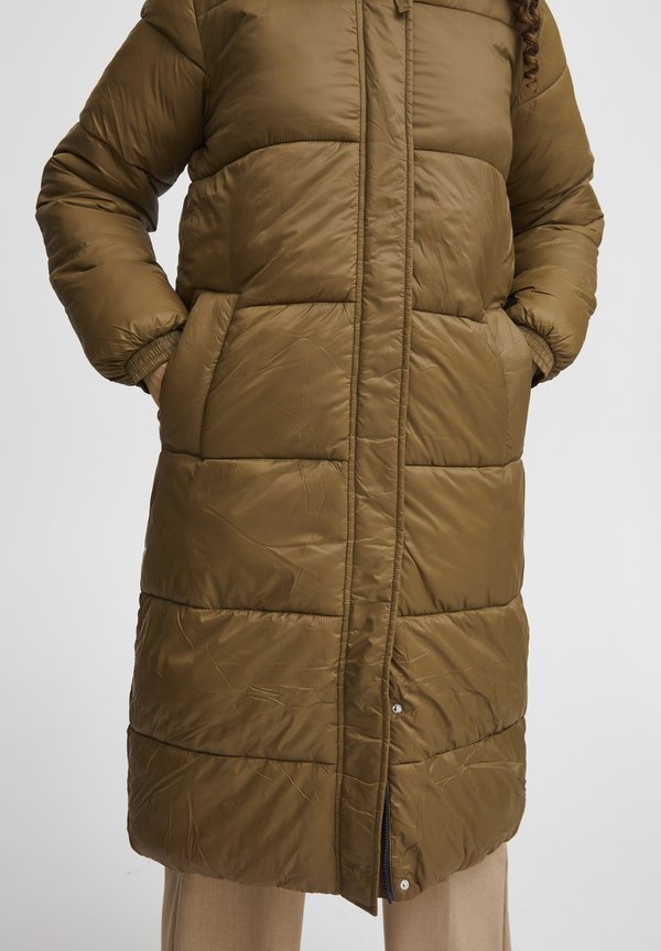 BYABELA - Winter coat - coffee liqueúr3