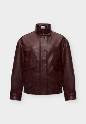 VILA, VIFIMA HIGH NECK - Veste en similicuir - port royale