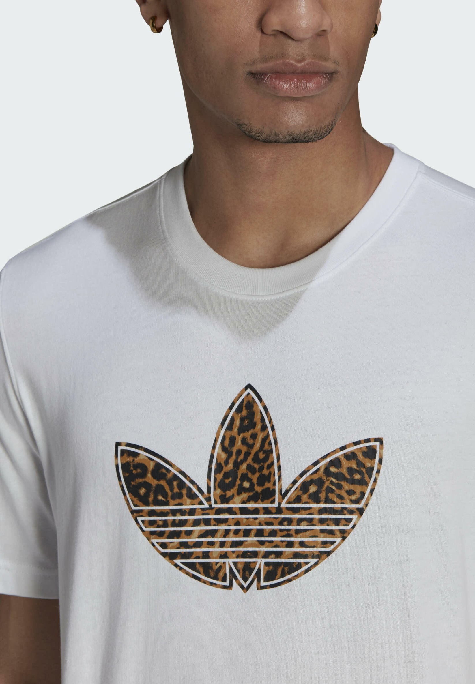 adidas white and gold t shirt