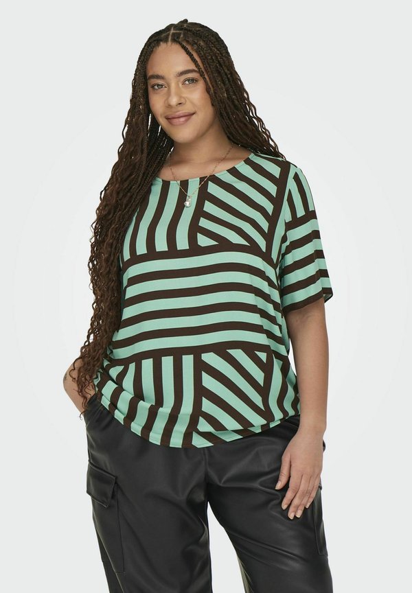 NORMAL GESCHNITTEN RUNDHALS  - T-Shirt print - chocolate lab