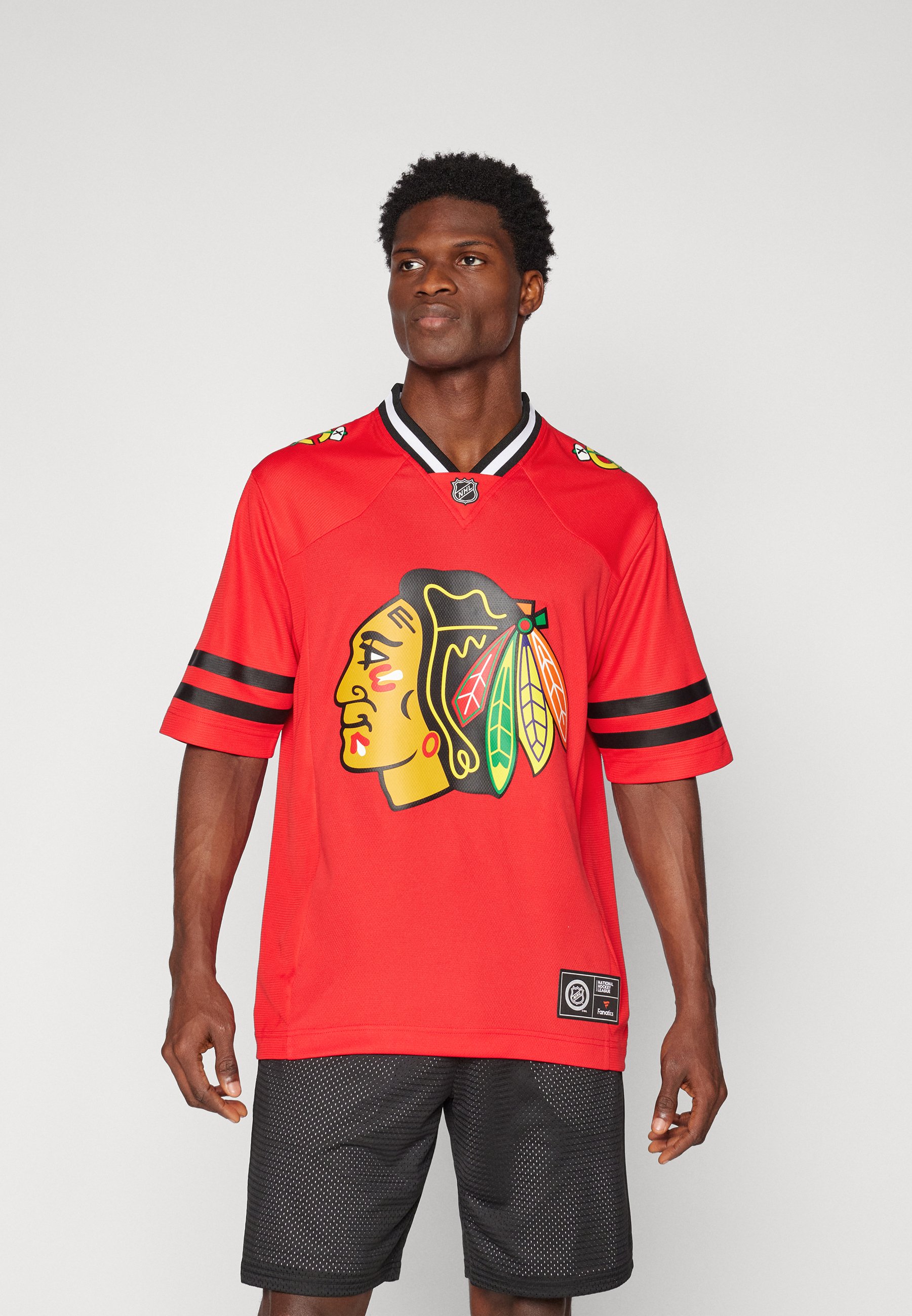 【Fanatics】NHL Blackhawks ゲームシャツ A-3636 FANATICS Chicago Blackhawks Junior NHL Jersey