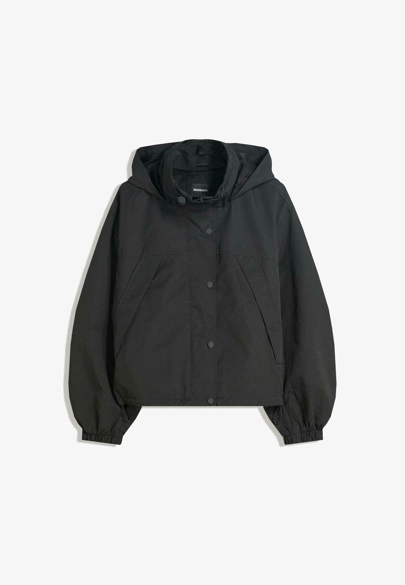 Bershka Übergangsjacke black/schwarz - Main Image