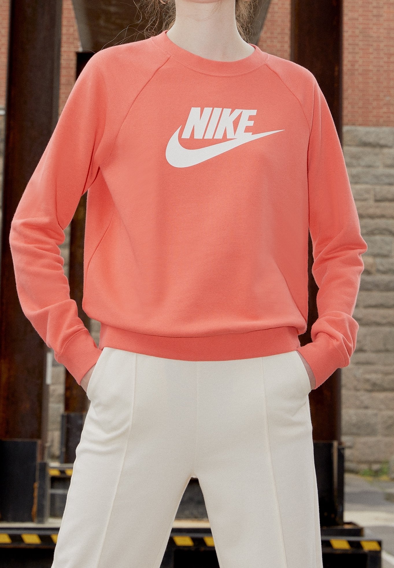 nike sweatshirt coral