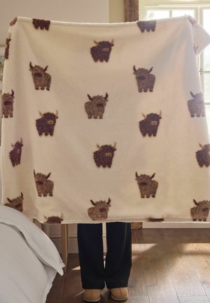Next, HAMISH THE HIGHLAND COW BORG THROW UNISEX - Plaid - natural