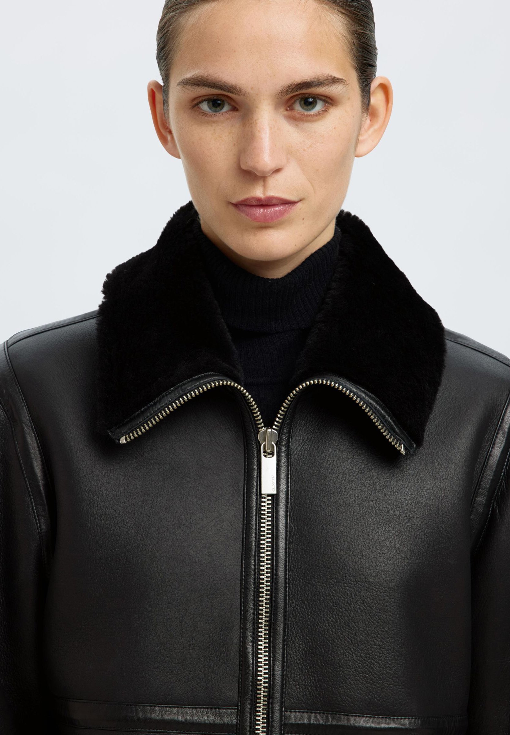 β sheepskin finger hole leather jacket β sheepskin finger hole leather jacket - メルカリ