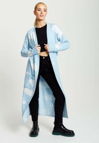 Liquorish CLOUD PATTERN - Cardigan - blue