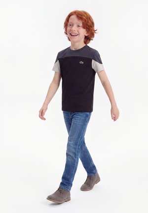 Lacoste, OFF COURT TEE - T-shirt imprimé - noir