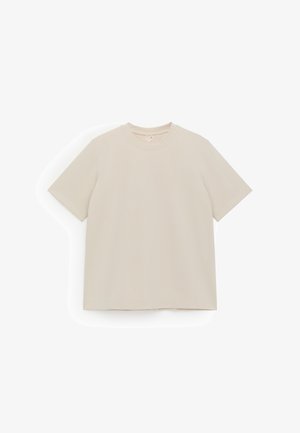 ARKET, PEARL HEAVYWEIGHT - T-shirt basique - light beige